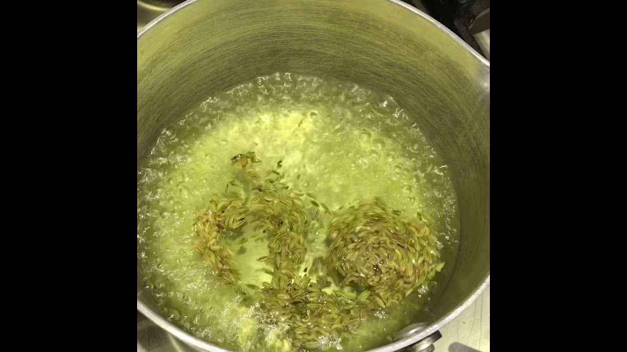 Fennel and caraway tea - (helping with digestion)