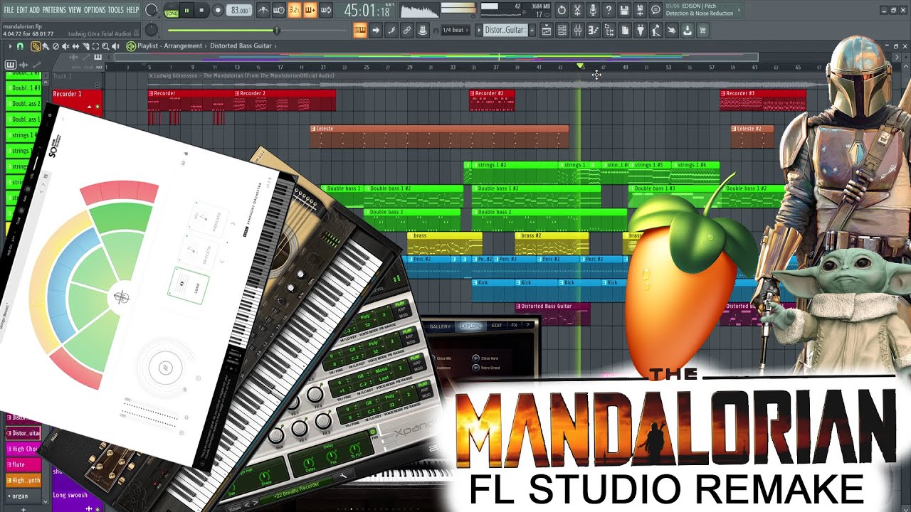 Mandalorian Remake in fl studio
