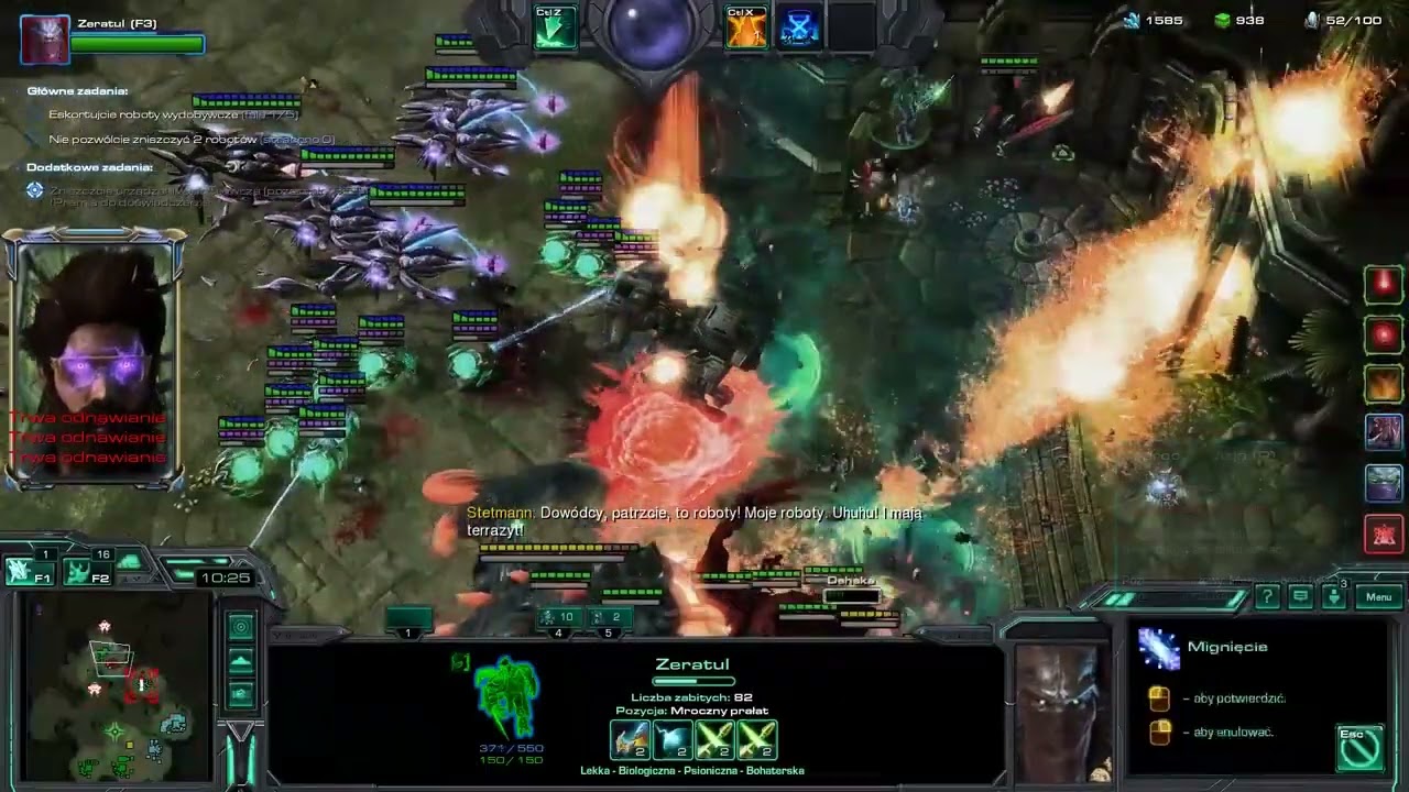 Starcraft 2 Mist Opportunities Coop Zeratul Dehaka Brutal2 Stetmann w oparach