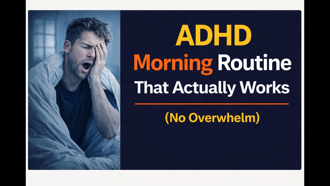 ADHD Morning Routine That Actually Works (No Overwhelm)