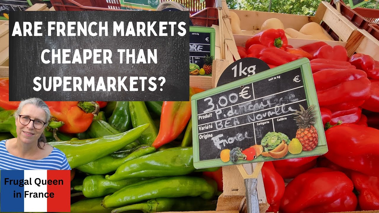 Are French Markets cheaper than supermarkets #frugal #frenchmarket #market