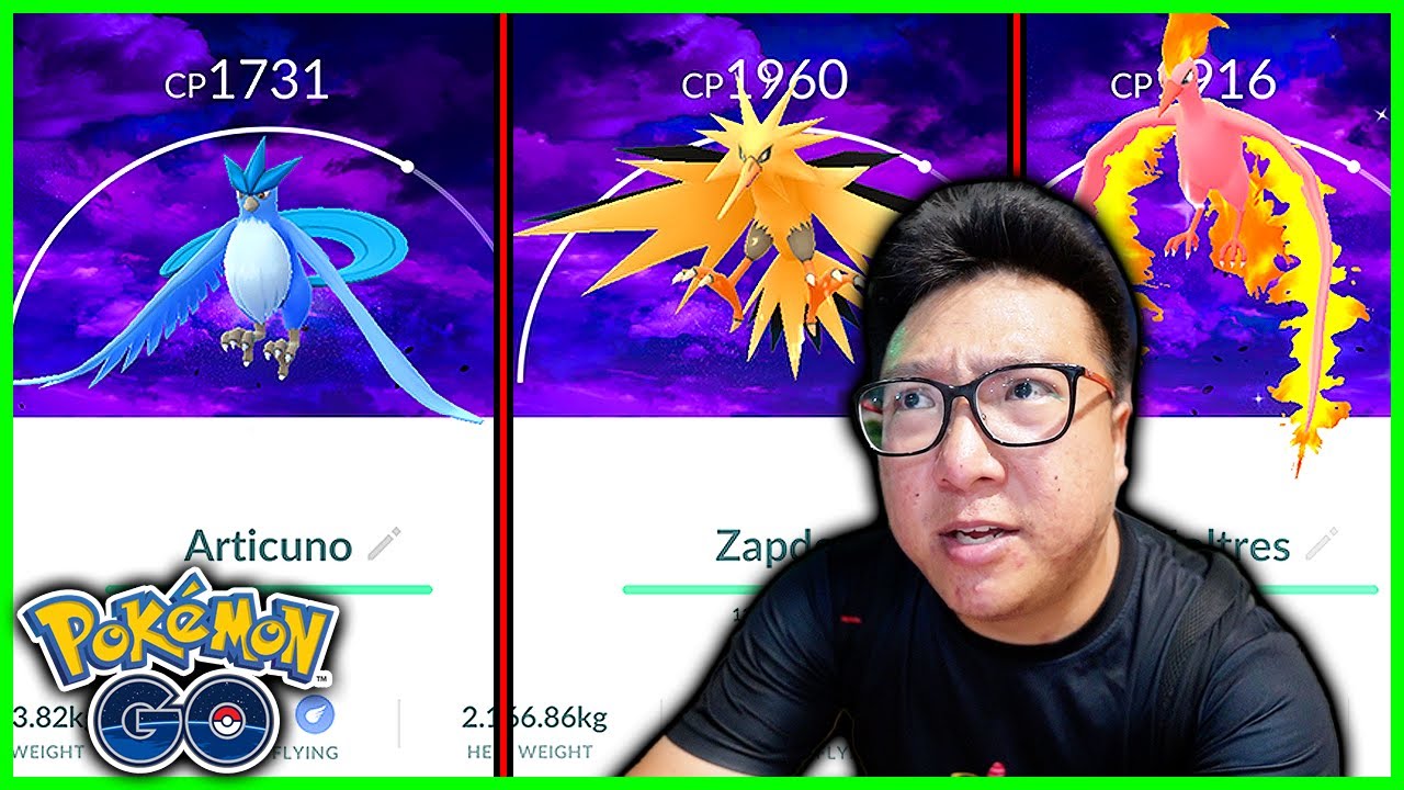 Guaranteed Dark Skies Background for Dynamax Articuno, Zapdos & Moltres? - Pokemon GO Dark Skies
