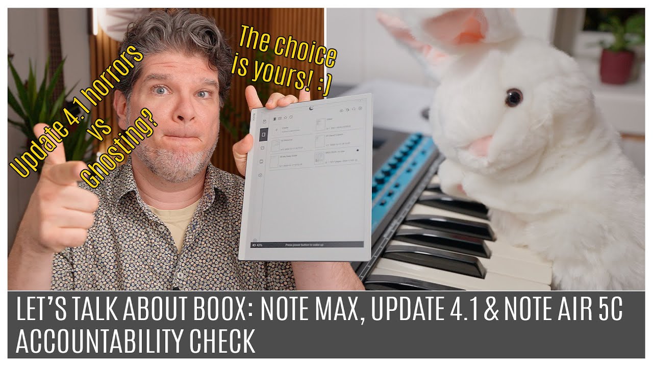 Let's Talk About Boox - Note Max, Update 4.1 and Note Air 5C Situation | Accountability Check