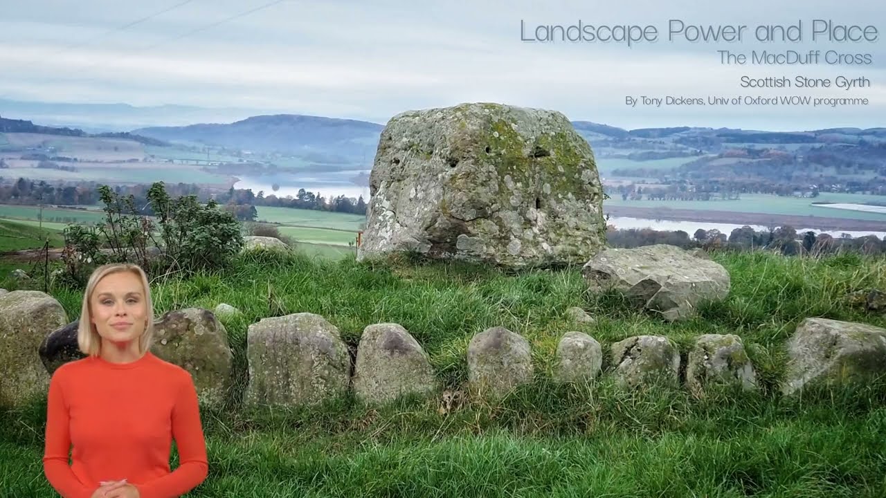 Landscape Power and Place of The MacDuff Cross w AI speaker - Dickens