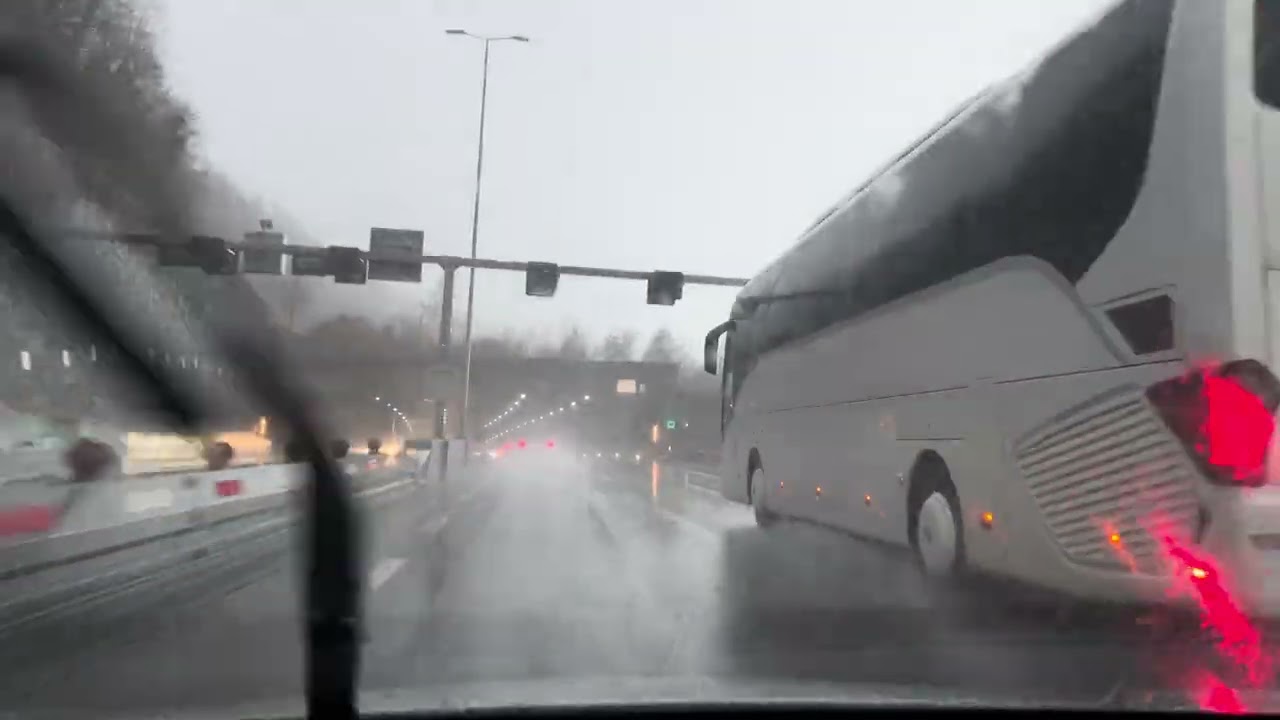 Rainy Monday Drive from Stans to Emmen 4K. 16.02.2026 - Enjoy and Relax #4k #enjoy #relaxing 