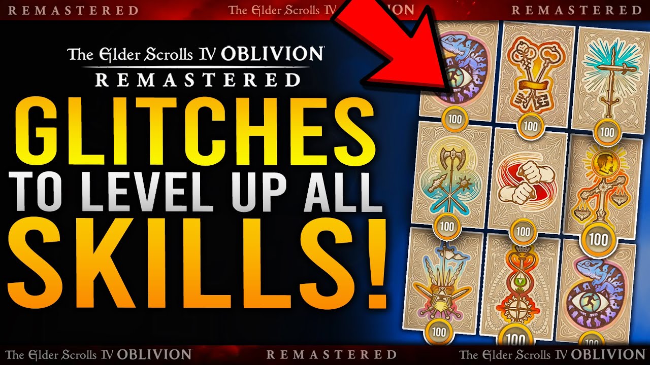 How To Level Up All 21 Skills / GLITCH GUIDE in Oblivion Remastered - Level Up ALL Skills Glitch
