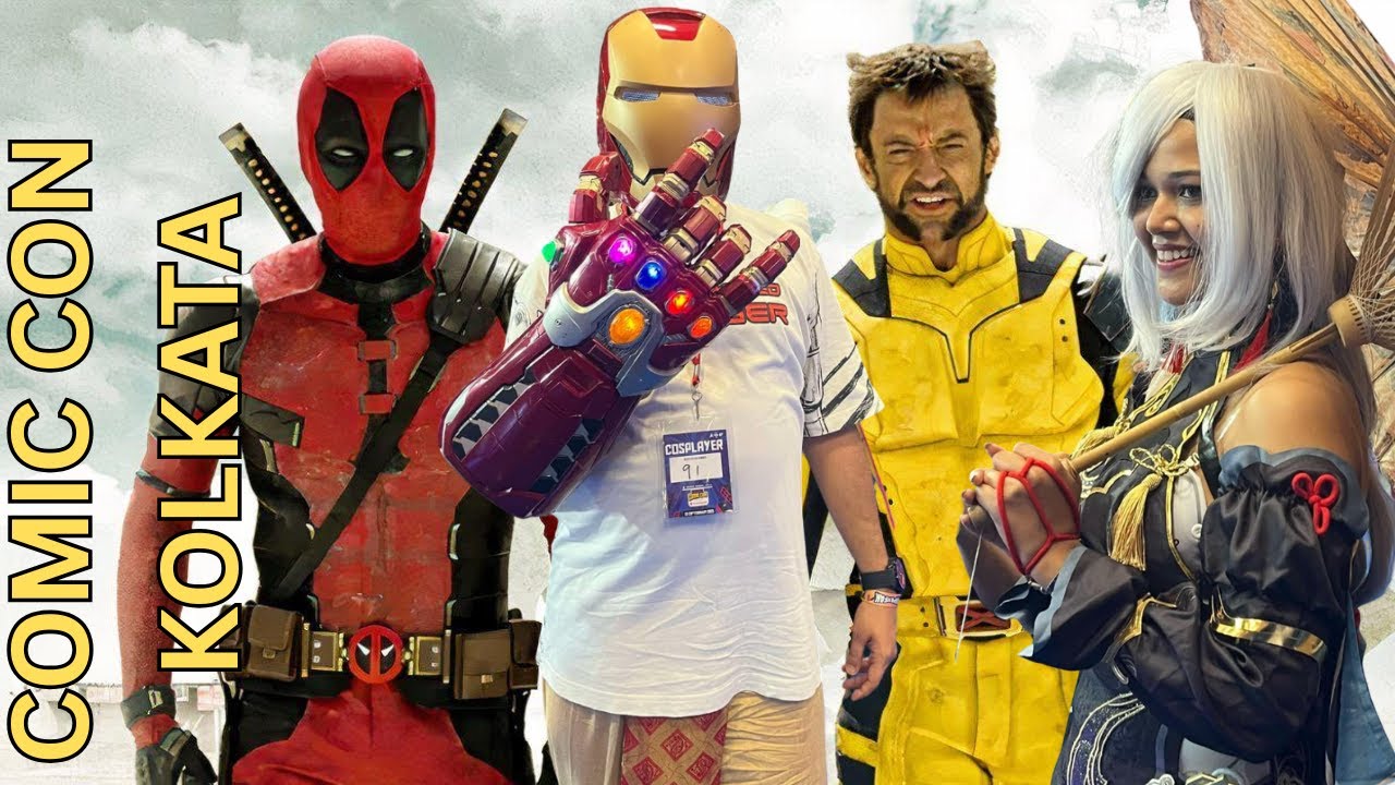 Kolkata Comic Con : Superheroes Cosplay & Gaming 😁