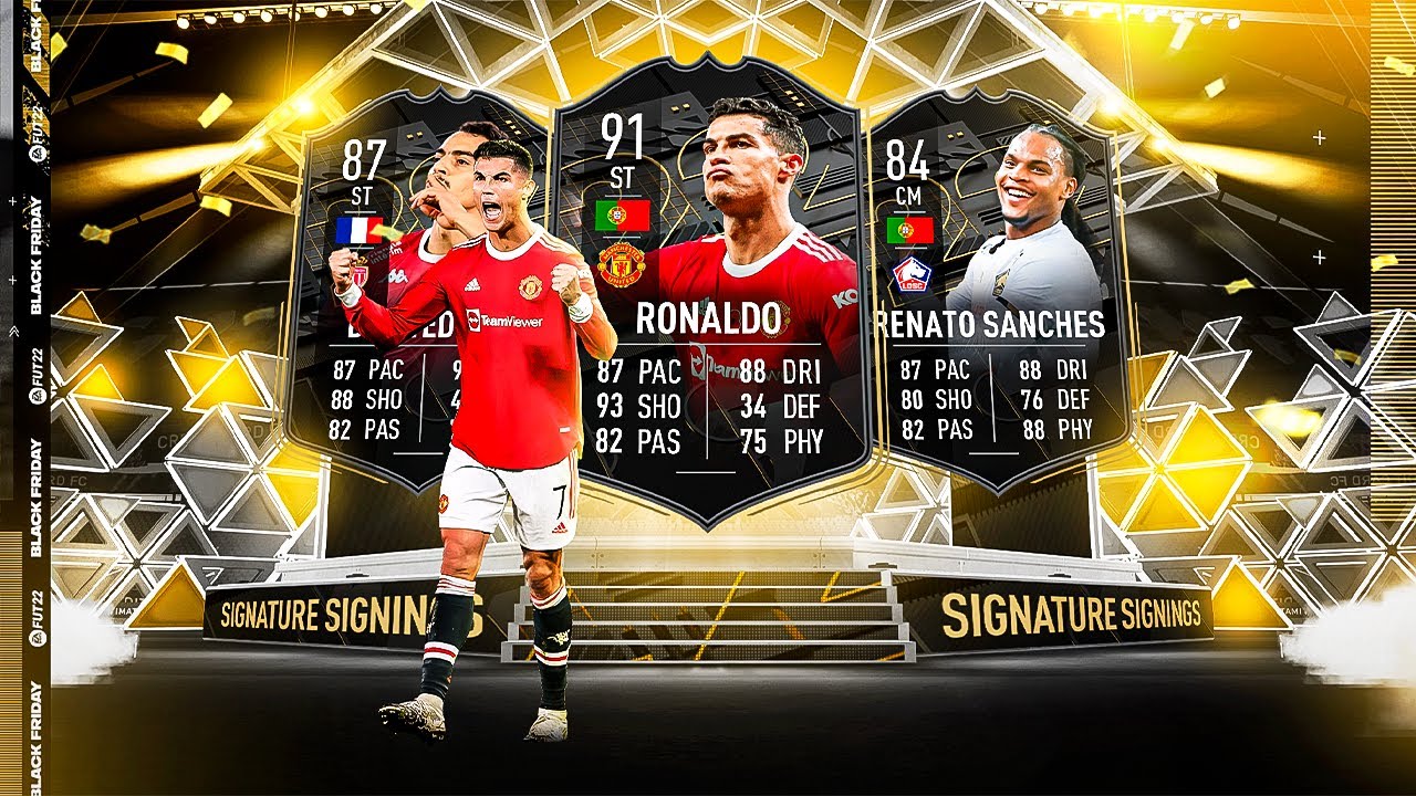 I PACKED RONALDO! BLACK FRIDAY SIGNATURE SIGNINGS! | FIFA 22 ULTIMATE TEAM