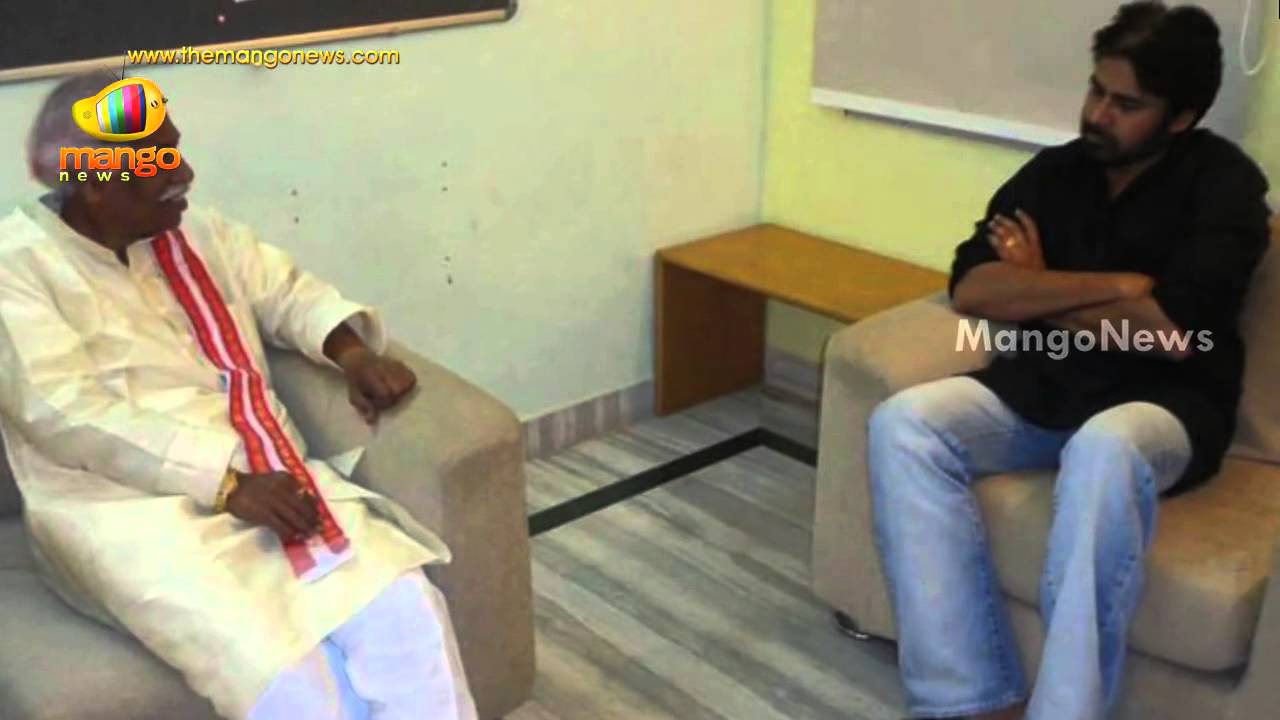 Jana Sena Pawan Kalyan met senior BJP leader Bandaru Dattatreya - Elections 2014