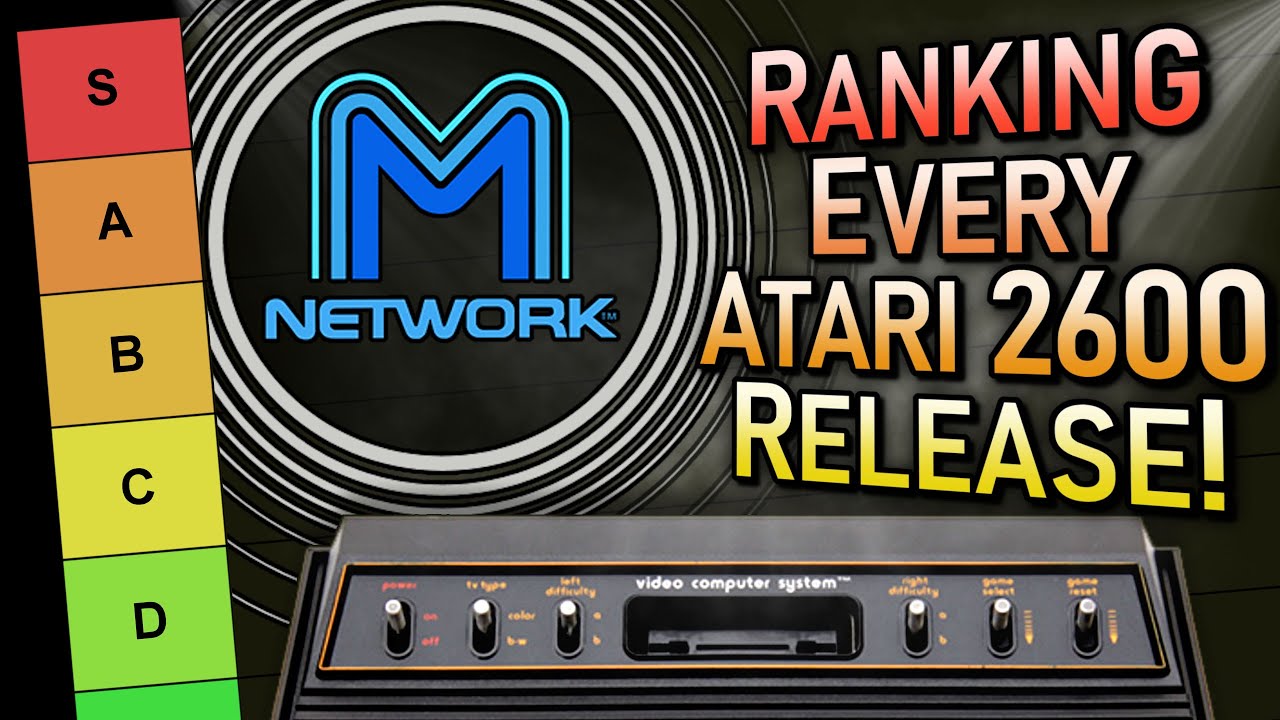 ULTIMATE M Network/Atari 2600 Tier List — ВСЕ ВЫШЕДШИЕ ИГРЫ С РЕЙТИНГОМ
