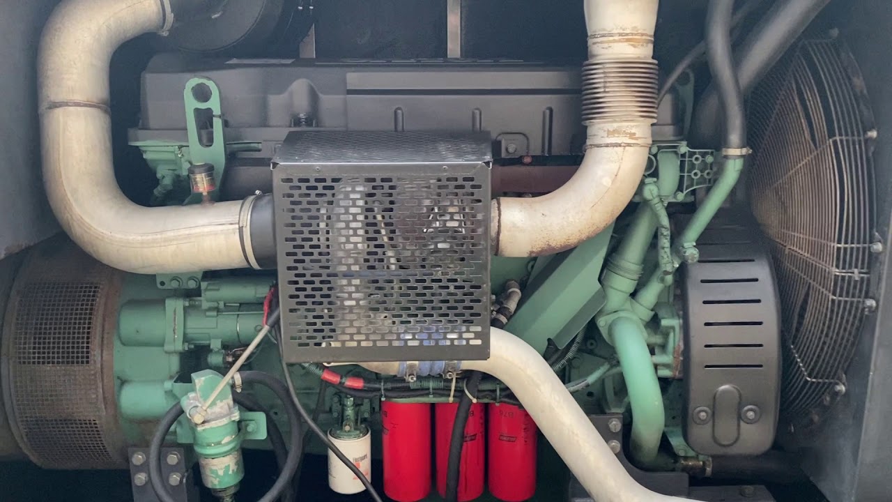 Atlas Copco QAS 325 Volvo Mecc Alte Spa 350 kVA Supersilent generatorset stocknr 3923