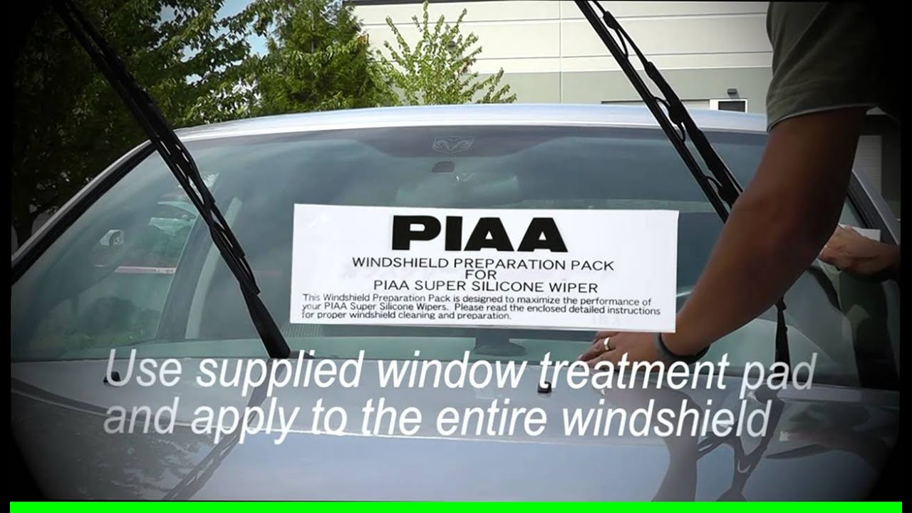 PIAA Super Silicone Install with Windshield Prep.