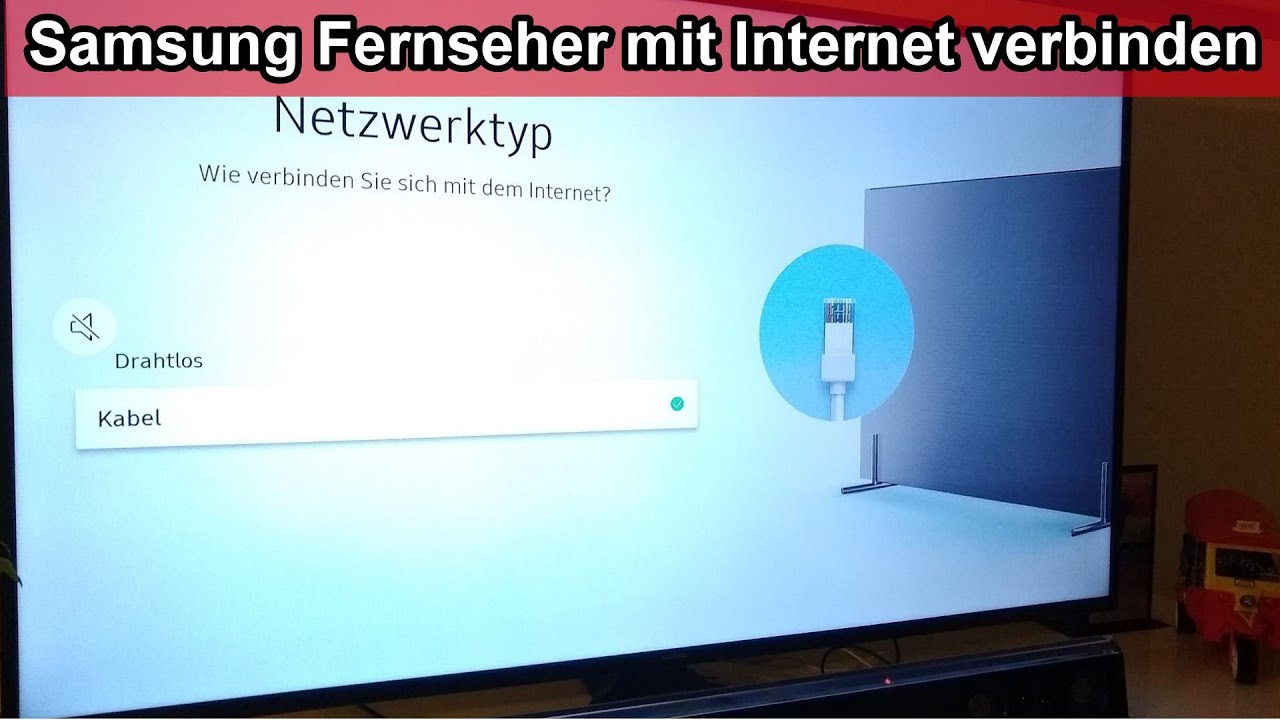 Samsung Fernseher mit Internet verbinden Kabel & Wlan Anleitung / Samsung Smart TV LAN WLAN