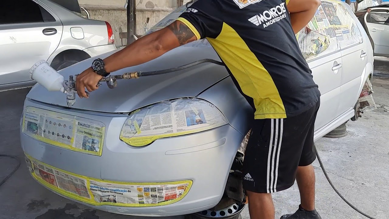 pintura automotiva palio prata