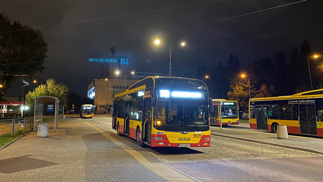 MAN NL253 Lion's City Hybrid #9519 (Mobilis Warszawa) [🚍713]