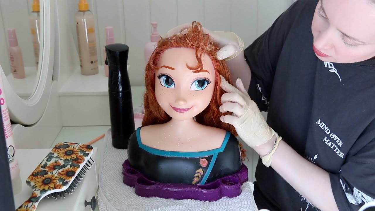 ASMR Second Hand Make Up & Styling Head | Hair Brushing & Condition | PART 2 | Ad Free | 1 Hour