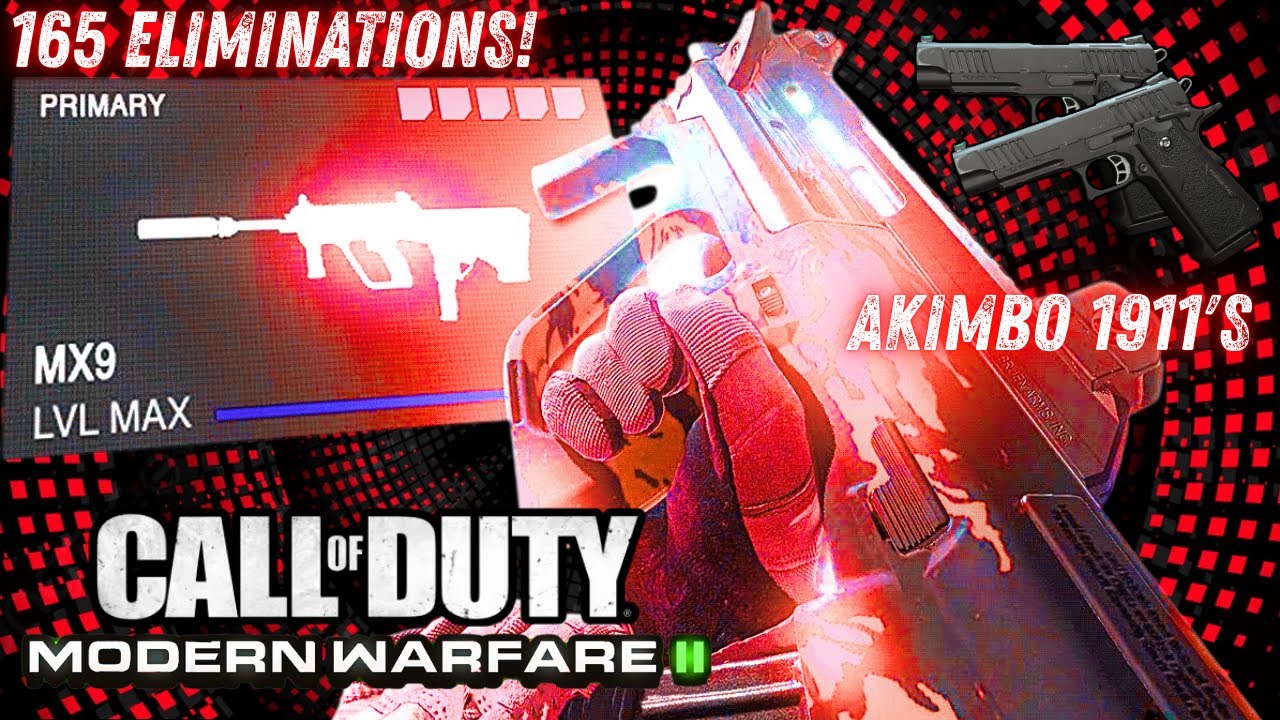 Dropping 165 KILLS In MWII With MX9 / DUAL 1911'S PISTOLS! - | Call Of Duty Modern Warfare II