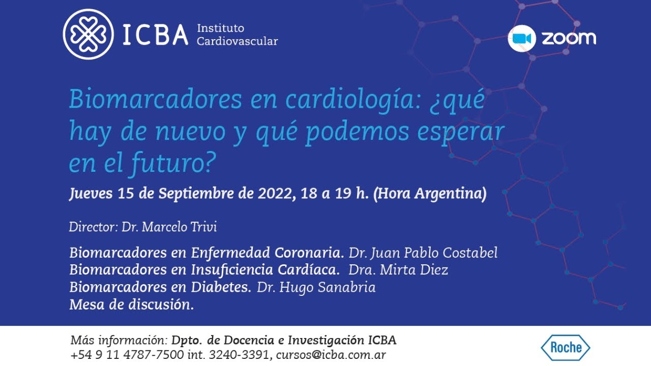 Webinar Biomarcadores en cardiología: ¿qué hay de nuevo y qué podemos esperar en el futuro?