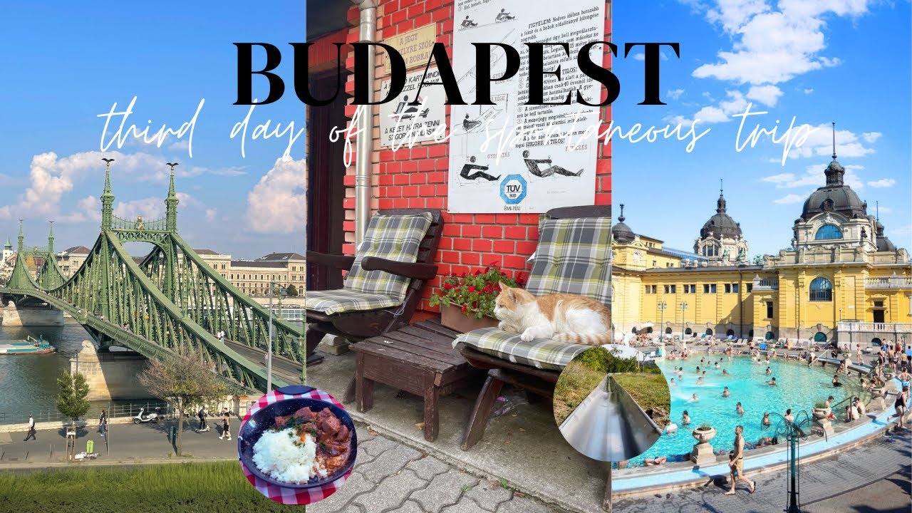 BUDAPEST VLOG: Купальни Сеченьи. Венгерская детская площадка. Гуляш.Местные экстрим горки 17.09.2023
