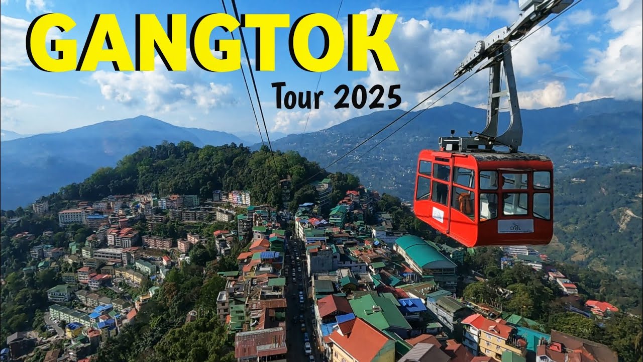 GANGTOK TOUR | Gangtok Ropeway | MG Marg Gangtok | Meraj Dey Vlogs