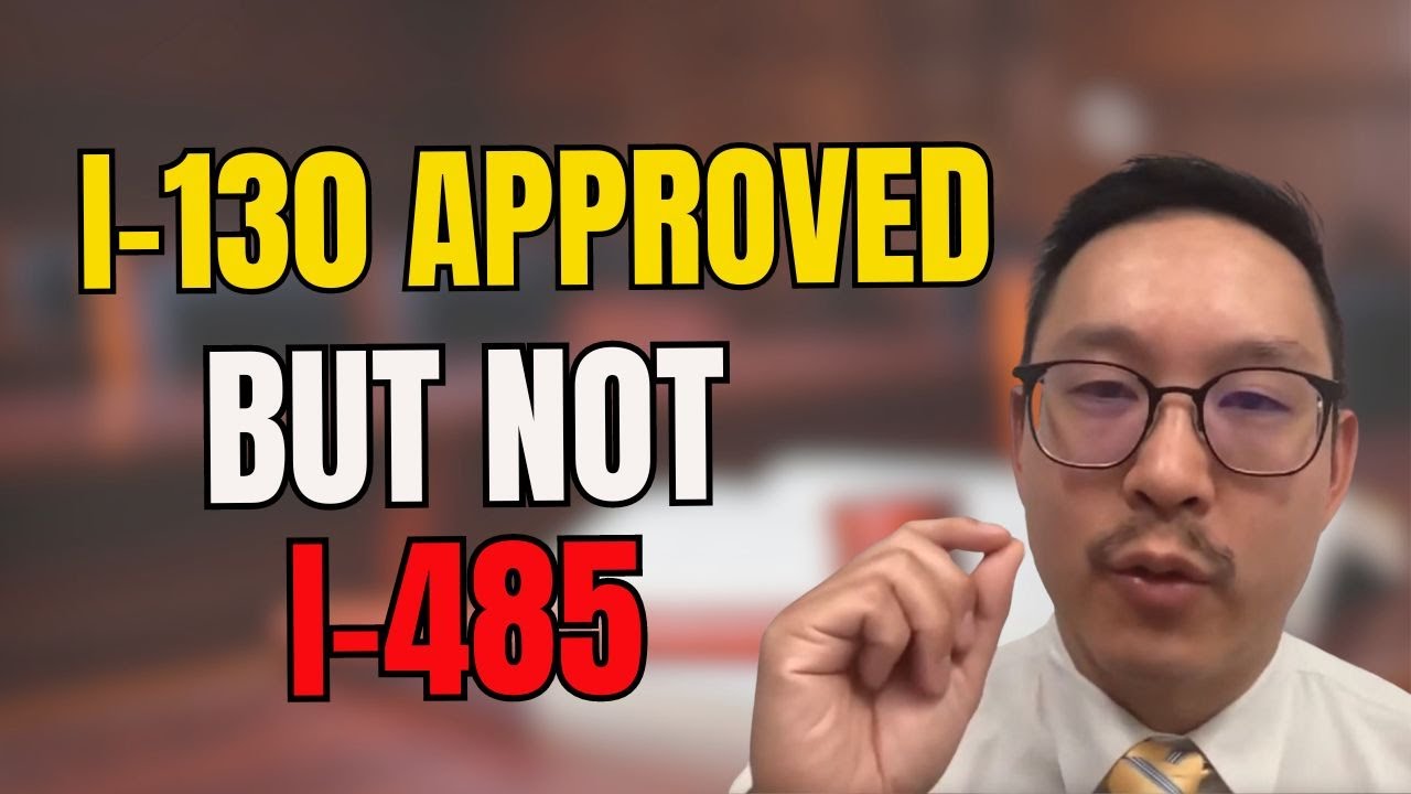 Одобрена I-130, но не I-485!