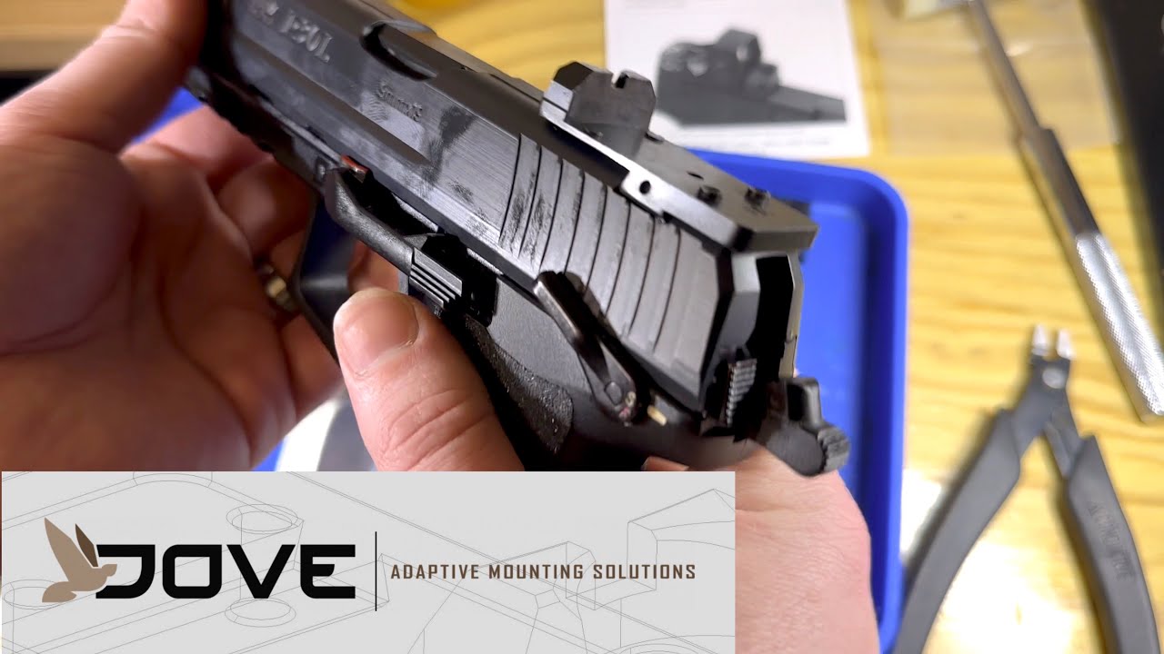 Mounting a Red Dot on a Non-Optics Cut Slide Ft. 