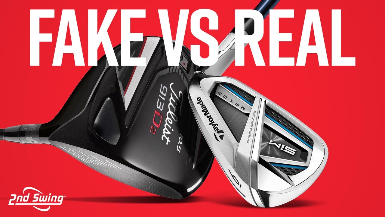 FAKE Golf Clubs vs REAL Golf Clubs | Counterfeit Golf Clubs Test