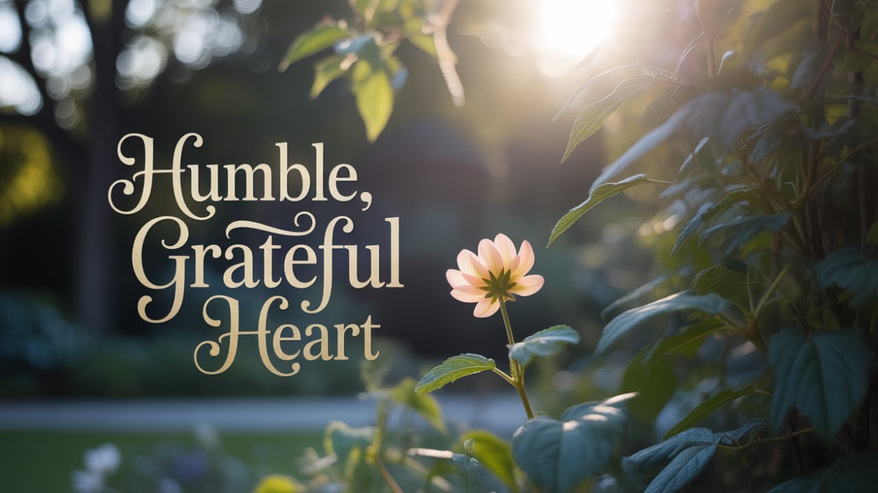 Prayer for a Humble Heart | Walking With God in Gratitude