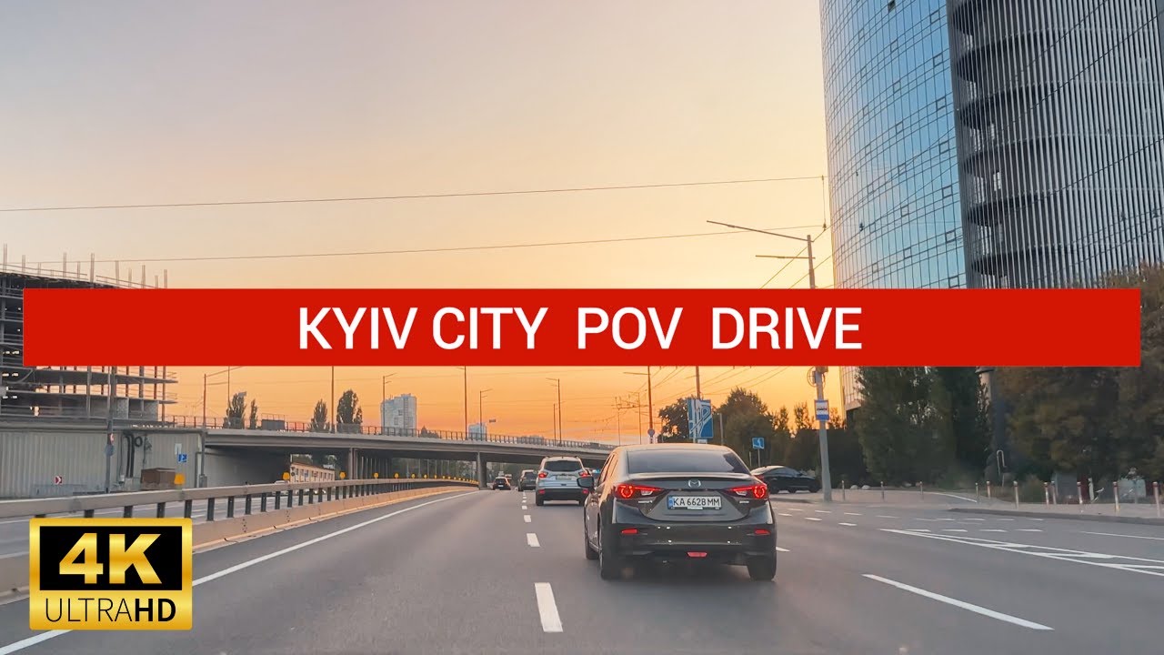 Kyiv City Drive: POV Driving Tour | 4K