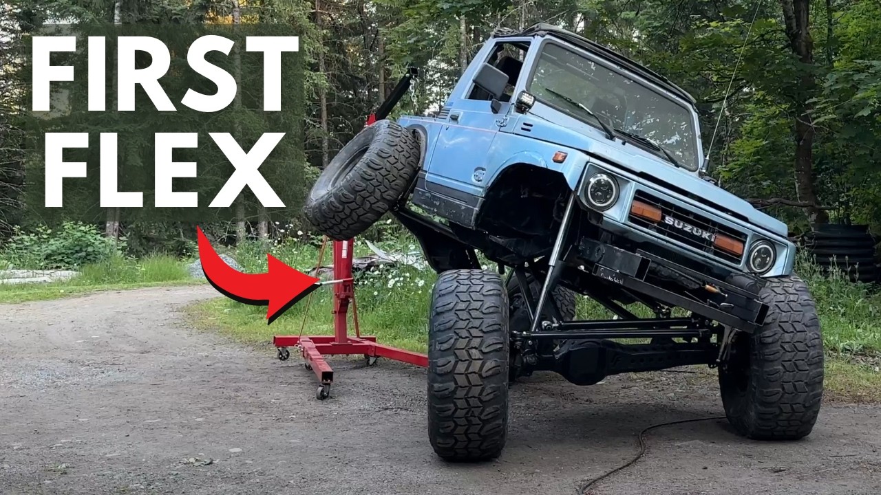 Кастомный Suzuki Samurai выезжает из мастерской! (Вроде как)