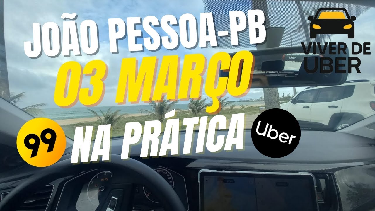 SÓ VOLTO COM A META UBER E 99 PRA CASA, JOÃO PESSOA-PB NA PRÁTICA!