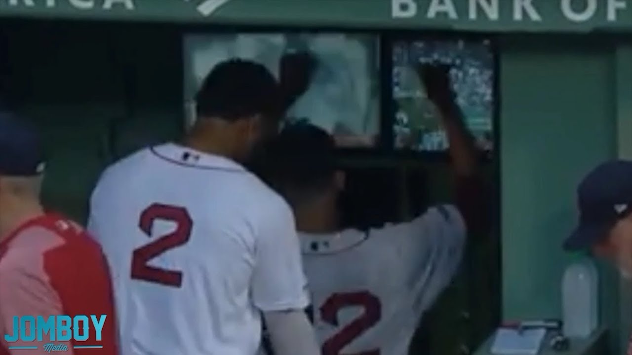 Rick Porcello punches and breaks two TV screens, a breakdown