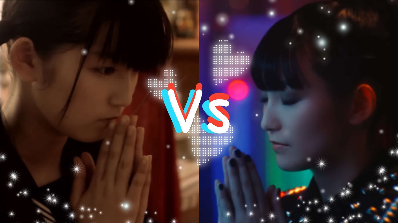 Babymetal Headbanger Music Video Original 2012 vs remake 2026 side to side comparison