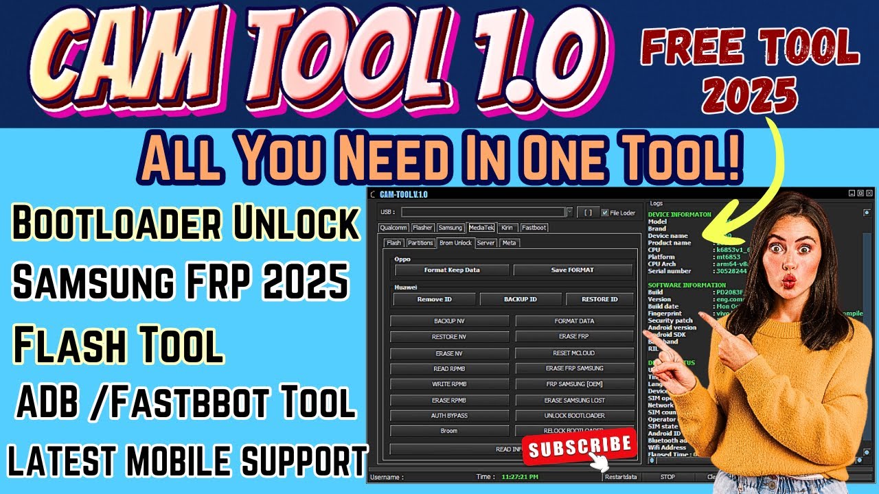 💥 Unlock & Flash ANY Android in Minutes! CAM Tool FRP Bypass Made SIMPLE! 🔑