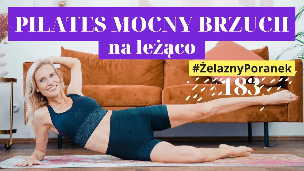 PILATES BRZUCH - dla początkujących | Trening na leżąco | #ŻelaznyPoranek #183 | Ola Żelazo
