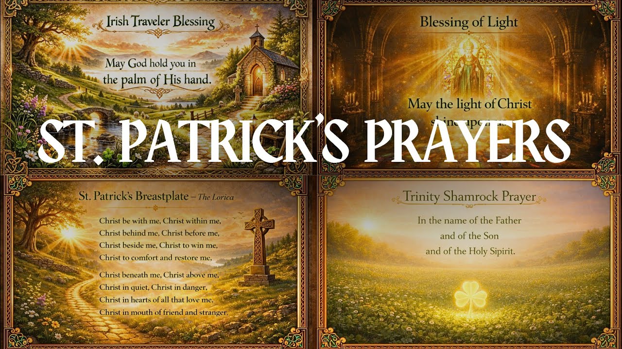 St. Patrick’s 1 hour Prayer ☘️ Irish Catholic Ambience  Peaceful Worship Music  Lent Jesus Prayer