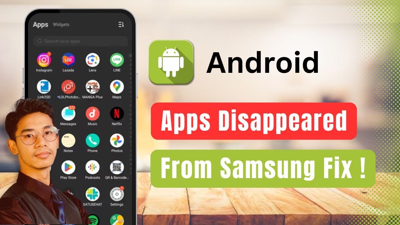 Apps disappeared from Samsung home screen | How to bring it back