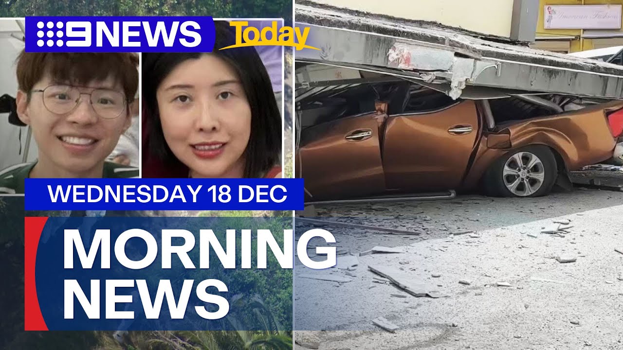 Manhunt underway over double murder;  Australia aids Vanuatu after quake | 9 News Australia