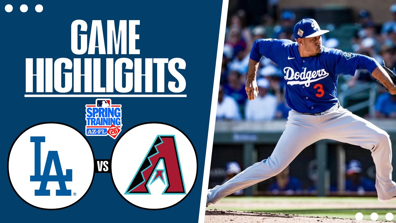 Dodgers Vs Diamondbacks Game Highlights (2/25/26) MLB Highlights
