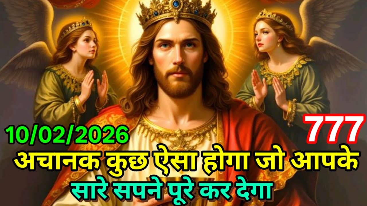 ✝️🙏10 फ़रवरी 2026 मंगलवार का यीशु मसीह का सन्देश | जरूर सुने Universe Message|Jesus Message Today