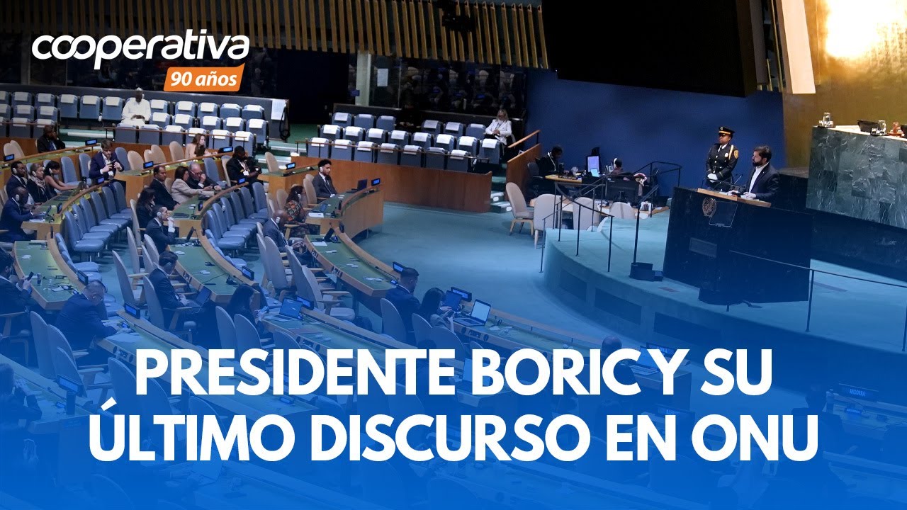 📺 Presidente Boric realiza su último discurso en la ONU