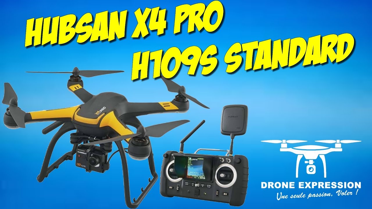 PRESENTATION UNBOXING REVIEW FLIGHT TEST FRENCH HUBSAN H109S X4 PRO + GIMBAL HAKRC Storm32 GEARBEST