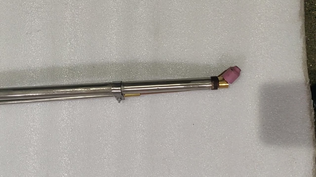 Auto Straight, Water / liquid Cooled, TIG Welding Cladding Torch, A-SCSPL, 50 B CLD, L-1.050m