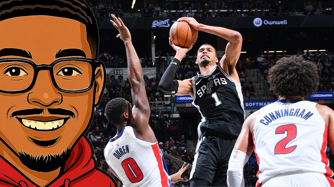 Tyrese reacts to Pistons vs Spurs Full Game Highlights