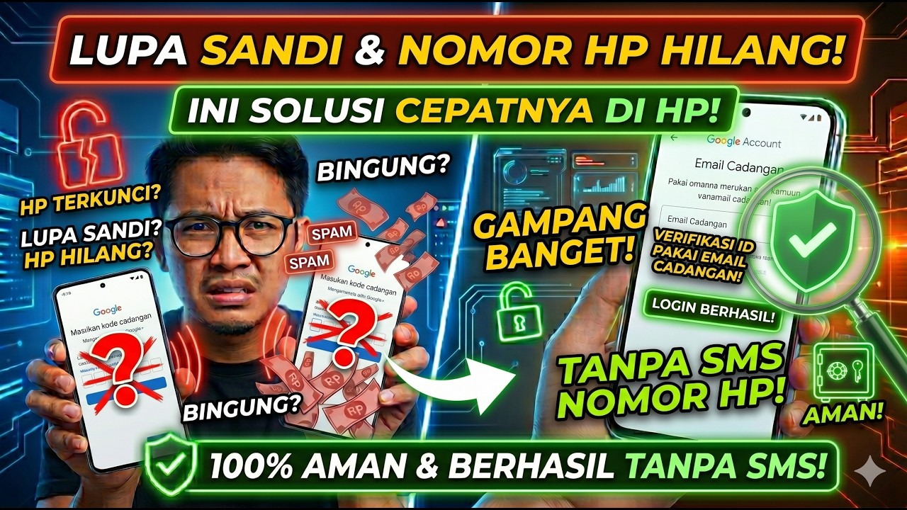 Cara Memulihkan Akun Google Lupa Sandi & Nomor HP Hilang