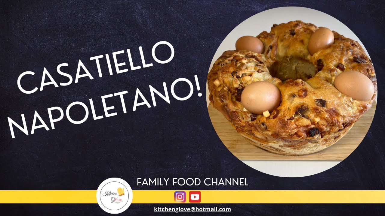 Con questa ricetta, ancora MORBIDO dopo 3 GIORNI...se ci arriva!! PASQUA e il CASATIELLO napoletano!