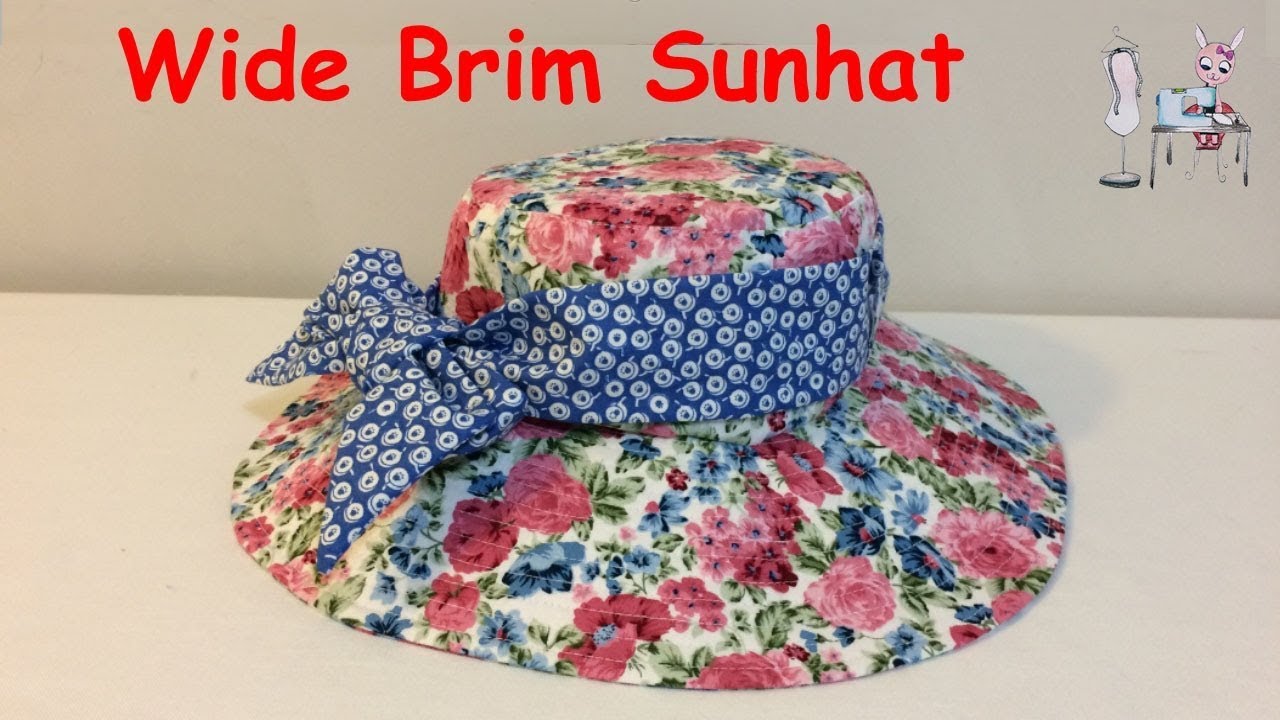 #DIY Sunhat | Wide Brim Hat | Chapeau de solei l Sombrero | 태양 모자 | 日よけ帽