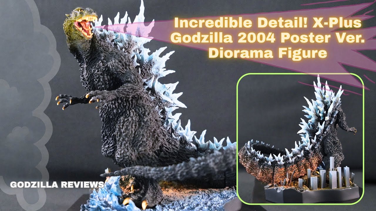Godzilla 2004 Poster Ver. Diorama – X-Plus Detail!