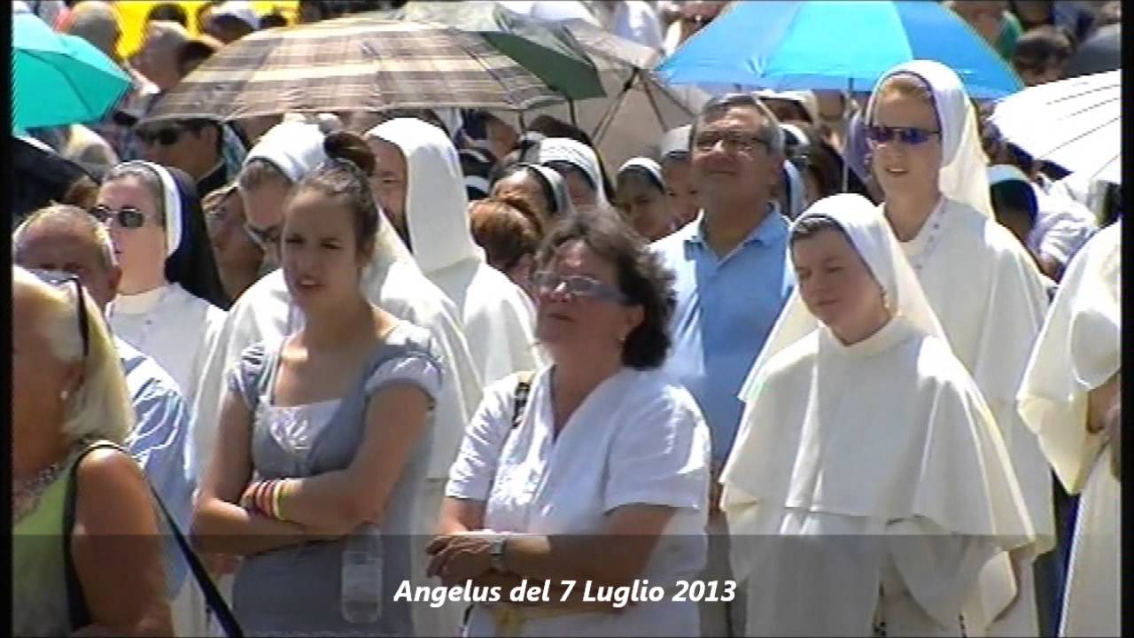 Angelus del 7 Luglio 2013 Papa Francesco