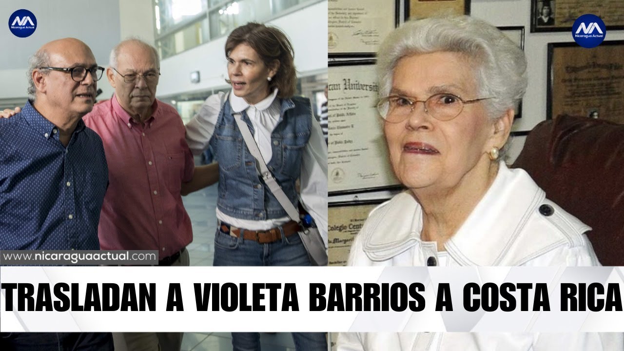 #ÚLTIMAHORA Trasladan a expresidenta Violeta Barrios de Chamorro a Costa Rica